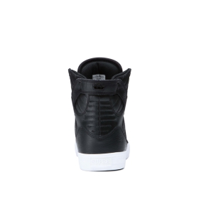 Tenis Altos Supra SKYTOP Hombre Negras/Blancas (MX-18246)